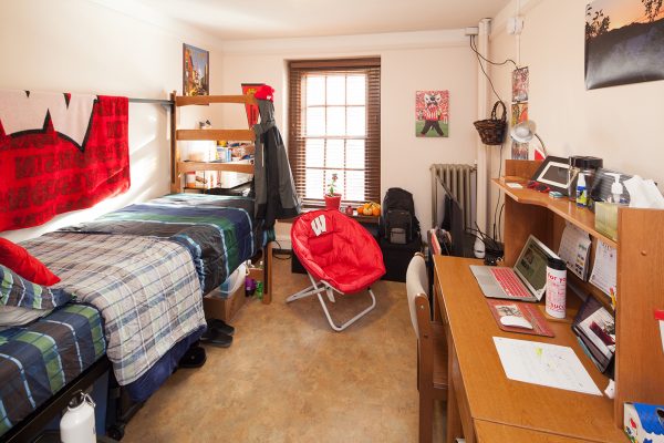 A Best Room Contest finalist's room in Barnard Hall