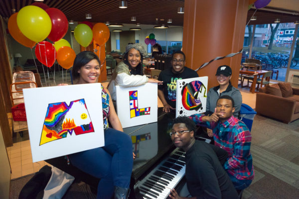 MLC residents enjoy a Hip-Hop Birthday Party