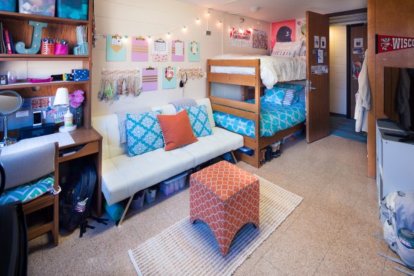 Best Room Contest finalists' room in Sellery Hall