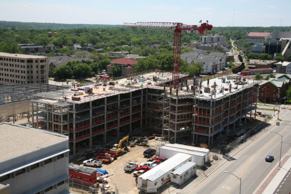 Ogg Residence Hall construction in 2006