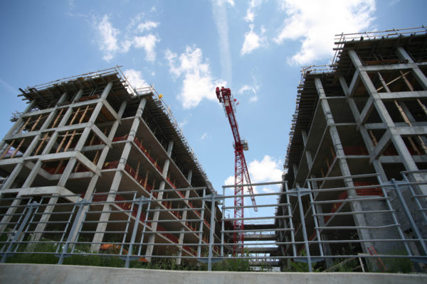 Ogg Residence Hall construction in 2006