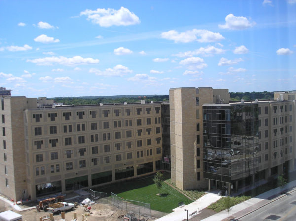 Ogg Residence Hall construction in 2007