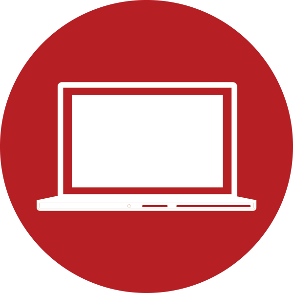 computer red icon