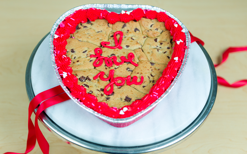 valentine's heart cookie