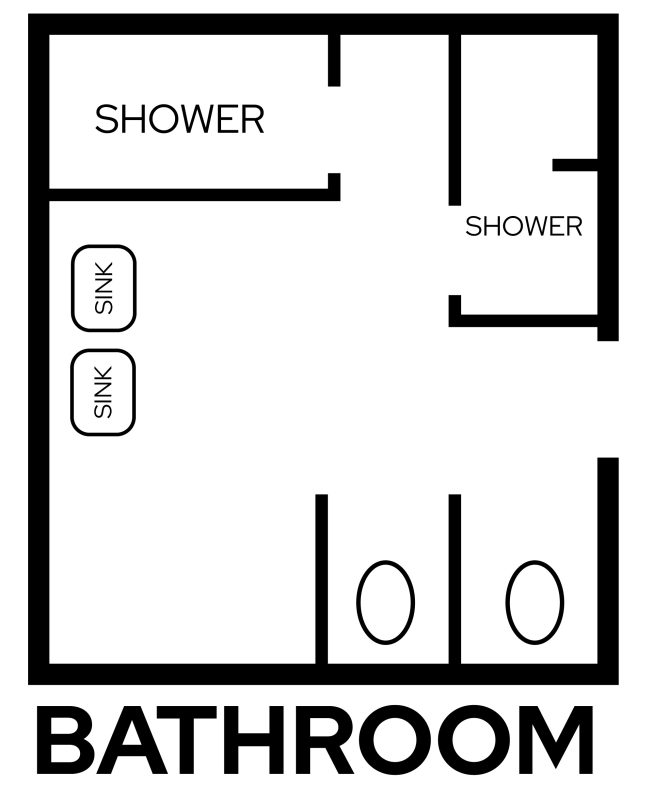 Barnard Communal Bathroom