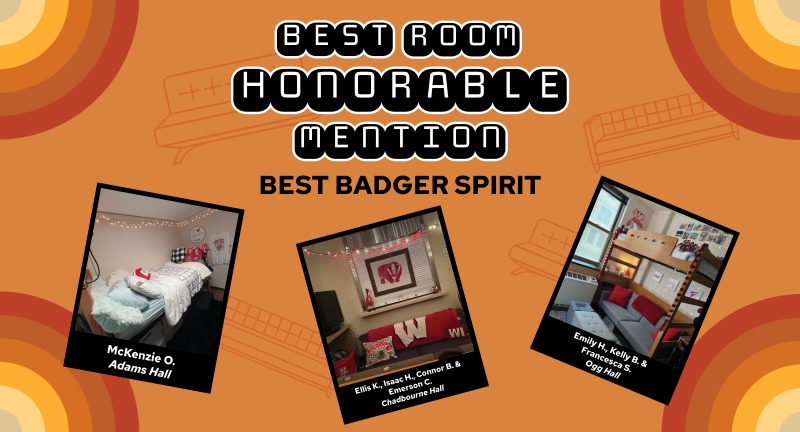 2023 Best Room Honorable Mention for Best Badger Spirit