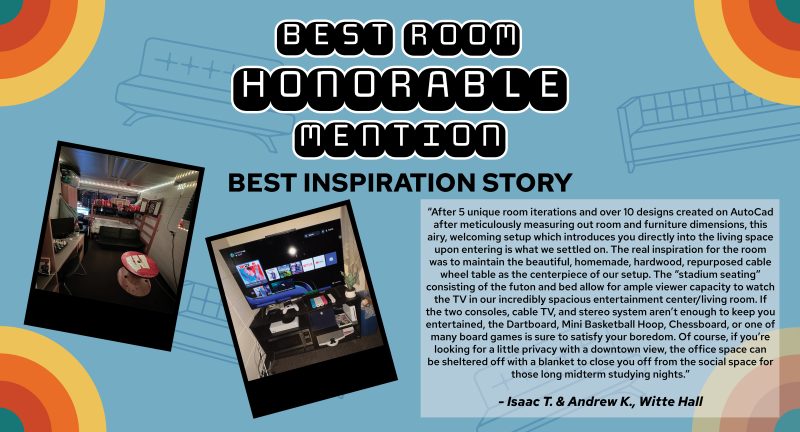 2023 Best Room Honorable Mention for Best Inspiration Story