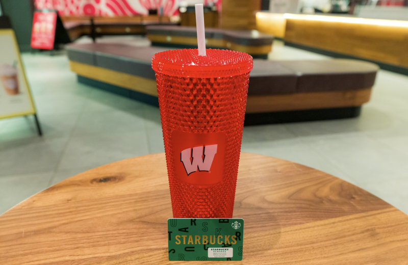 Starbucks UW Sparkle Cup & $25 Giftcard