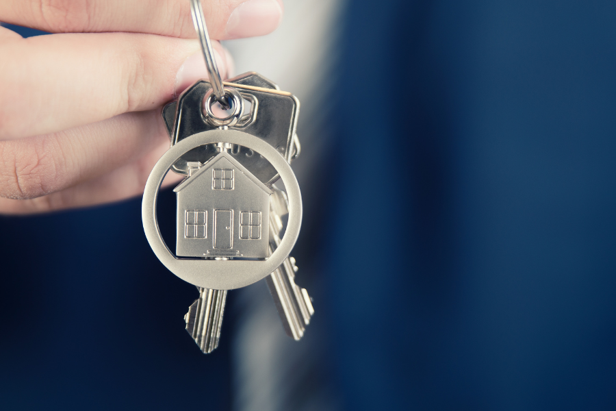 Keys for leasing apartment