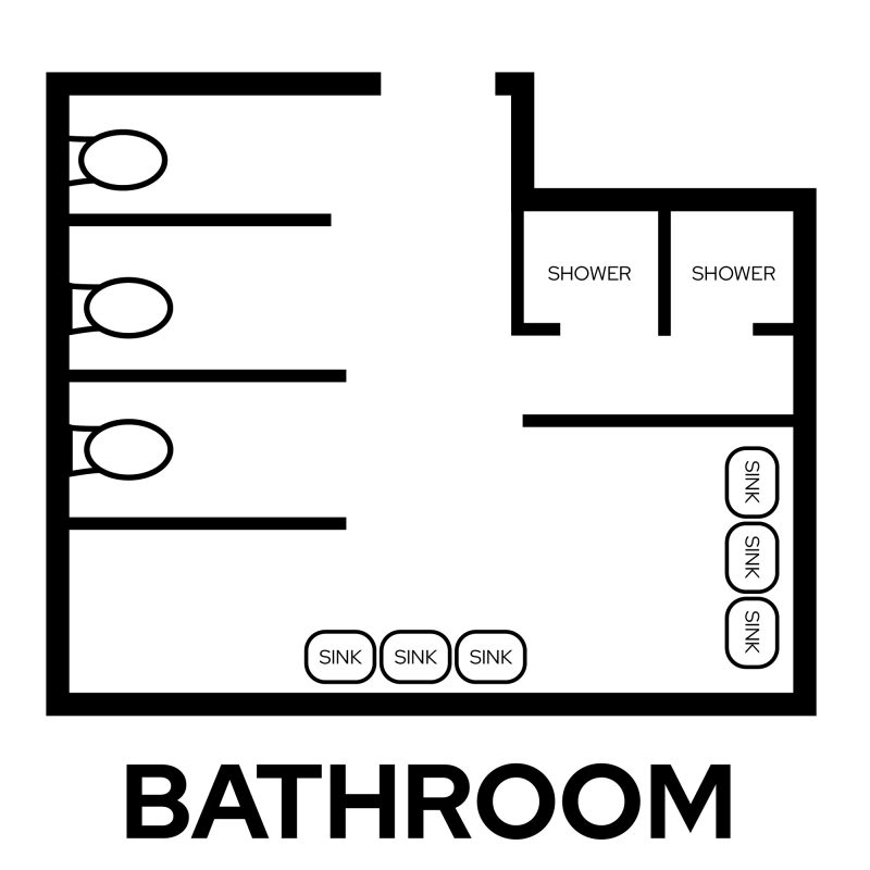 Humphrey Communal Bathroom
