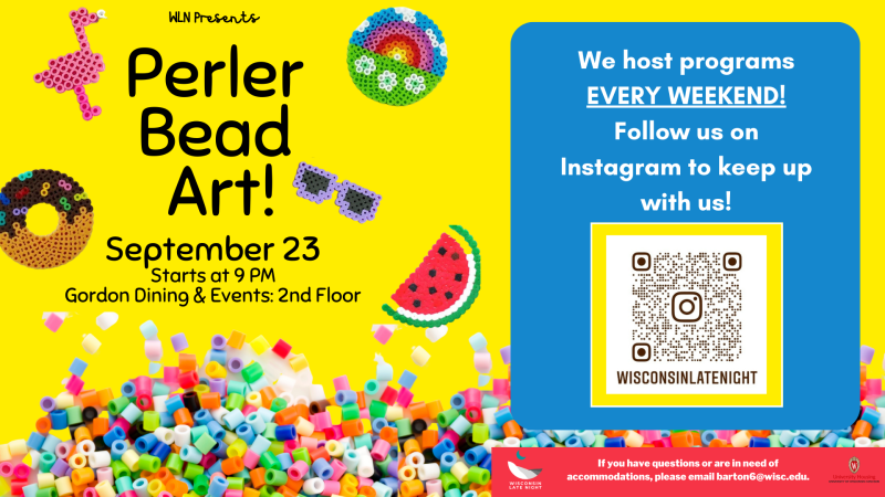 WLN Perler Bead Art Event