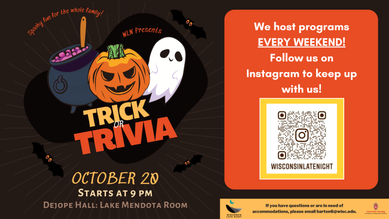 WLN Trick or Trivia Event