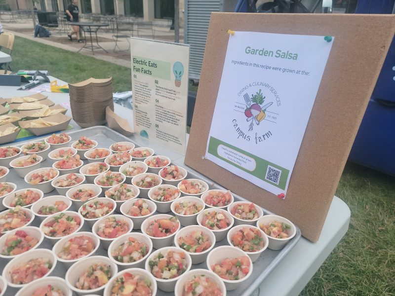 Campus farm made salsa