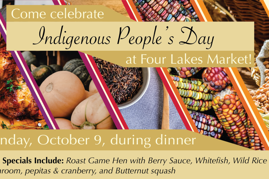 Indigenous Peoples Day Dinner at Four Lakes