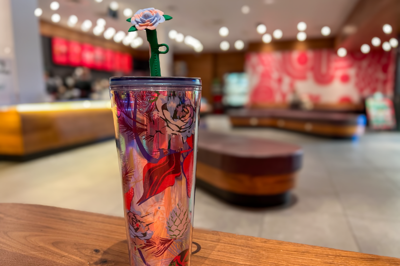 Starbucks flower cup