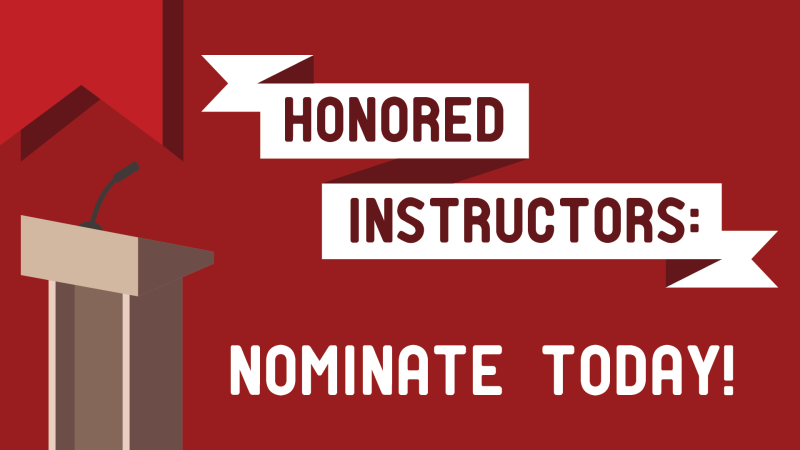 honored instructors graphic