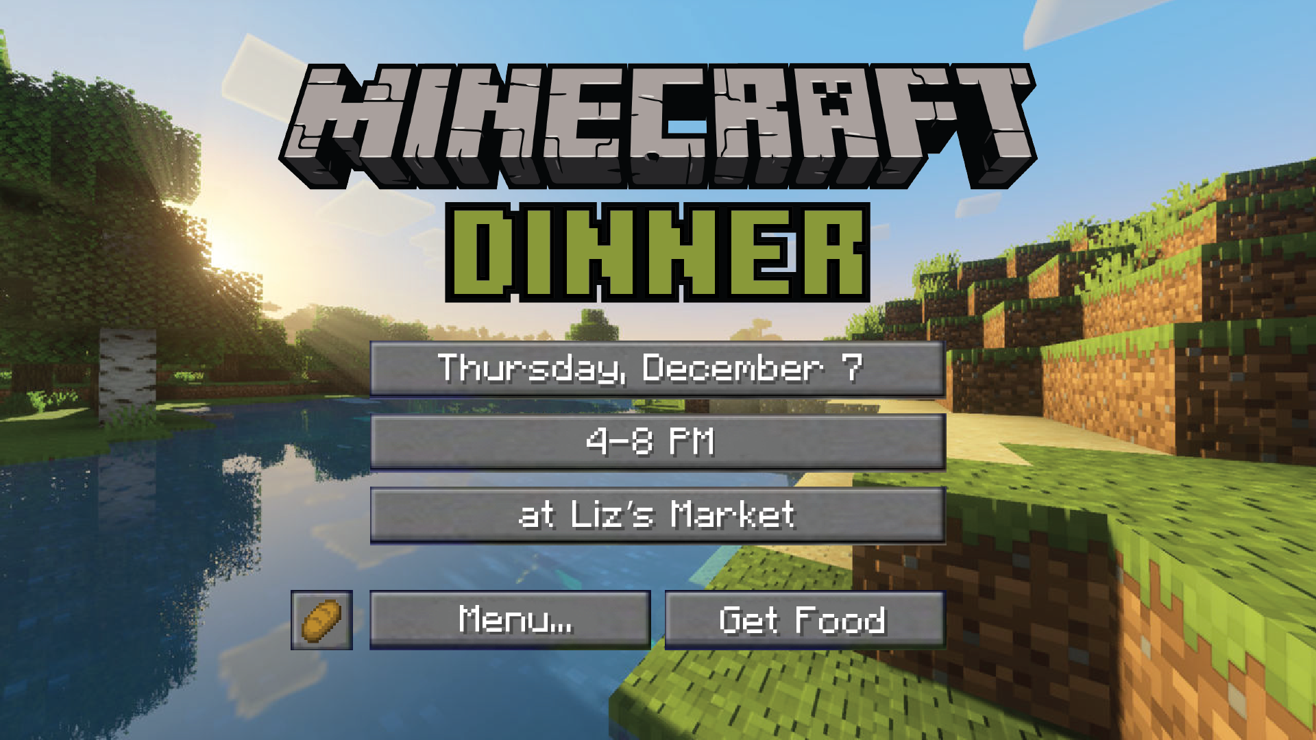 Minecraft on X: Have you tried hosting a dinner party in Minecraft? We've  cooked up some great recipes, decor and more (and fixed the link!) to help  you make it the best