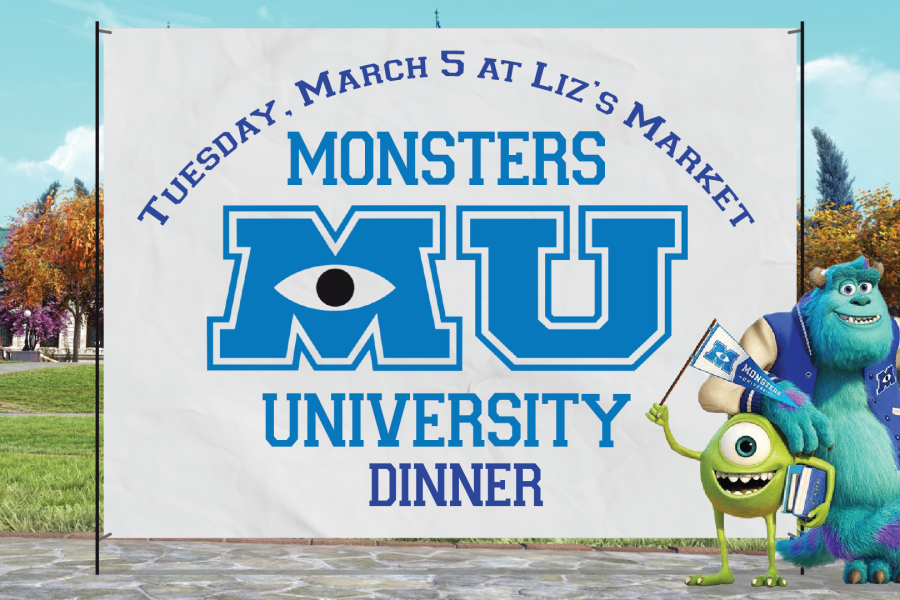 Monsters University theme dinner